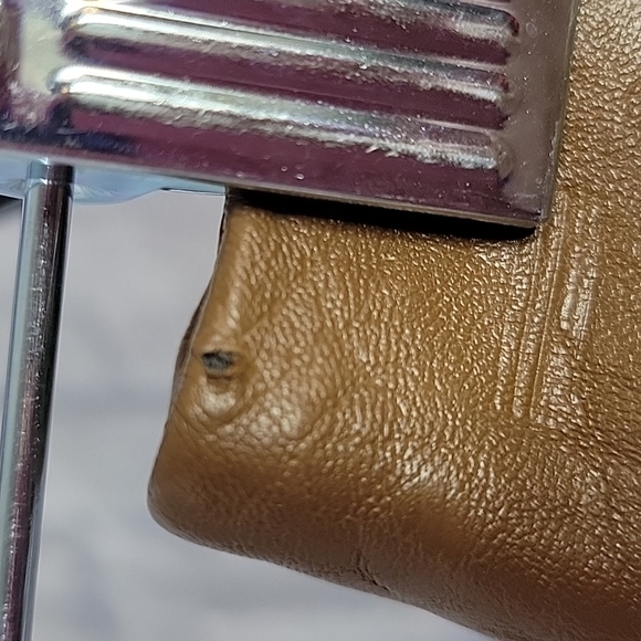 *V ERY J Faux Leather Camel Brown Mini Skirt Small - Picture 7 of 8